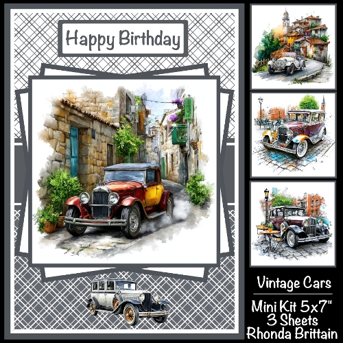 Vintage Cars Mini Kit 5x7 (3)