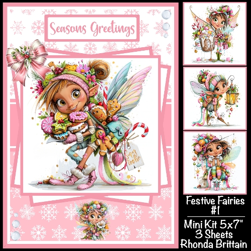 Festive Fairies #1 Mini Kit 5x7 (3)