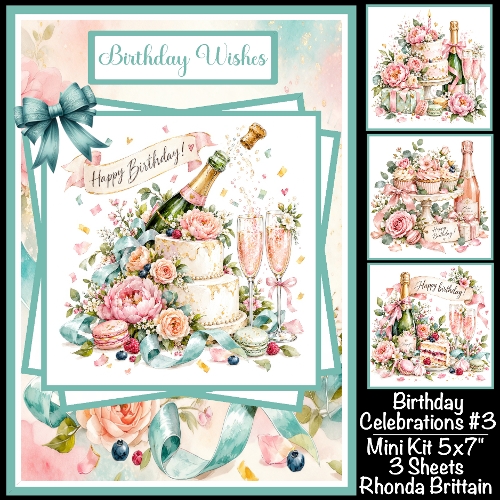 Birthday Celebrations #3 Mini Kit 5x7 93)