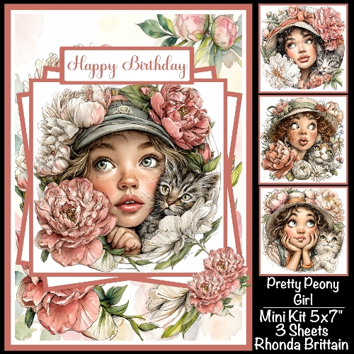 Pretty Peony Girl Mini Kit 5x7 (3)