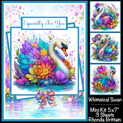 Whimsical Swan Mini Kit 5x7 (3)