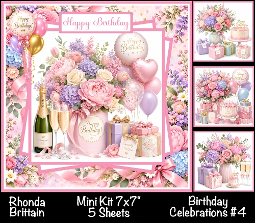 Birthday Celebrations #4 Mini Kit 7x7 (5)