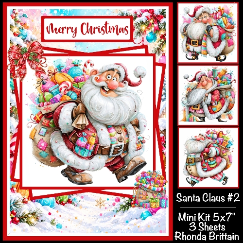 Santa Claus #2 Mini Kit 5x7 (3)