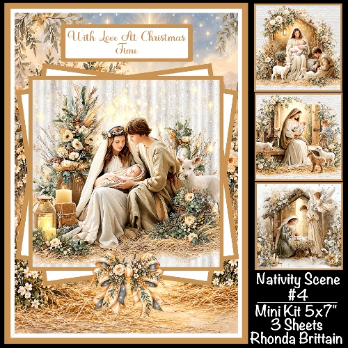 Nativity Scene #4 Mini Kit 5x7 (3)