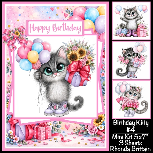 Birthday Kitty #4 Mini Kit 5x7 (3)