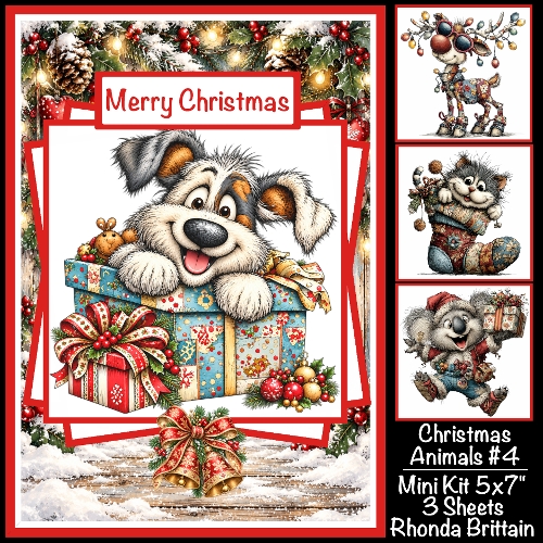 Christmas Animals #4 Mini Kit 5x7 (3)