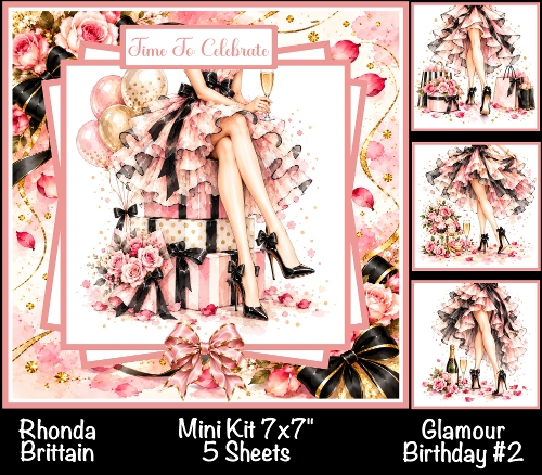 Glamour Birthday #2 Mini Kit 7x7 (5)