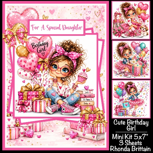 Cute Birthday Girl Mini Kit 5x7 (3)