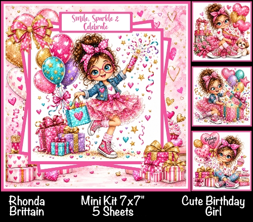 Cute Birthday Girl Mini Kit 7x7 (5)