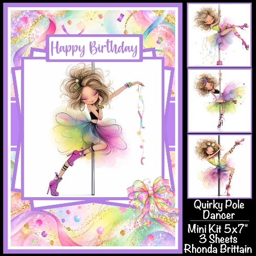 Quirky Pole Dancer Mini Kit 5x7 (3)