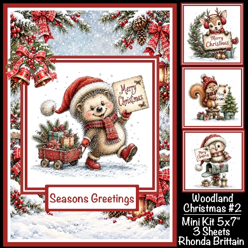 Woodland Christmas #2 Mini Kit 5x7 (3)