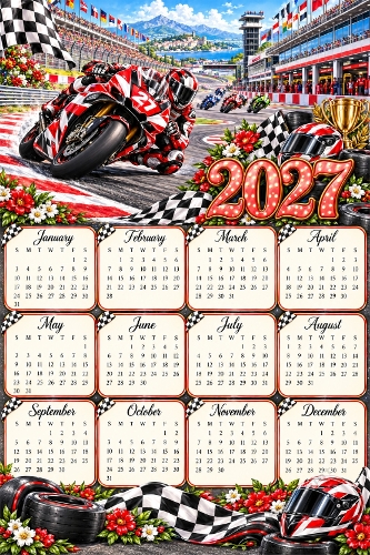 2027 Motor Bike Grand Prix Calendar
