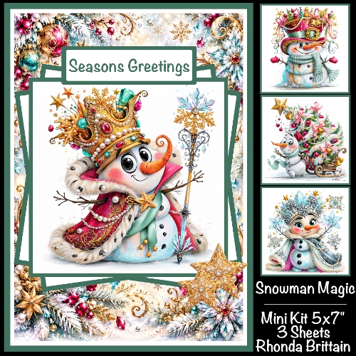 Snowman Magic Mini Kit 5x7 (3)
