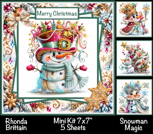 Snowman Magic Mini Kit 7x7 (5)