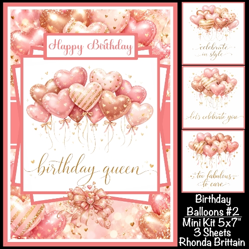 Birthday Balloons #2 Mini Kit 5x7 (3)
