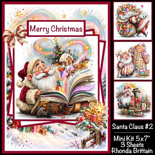 Santa Claus #2 Mini Kit 5x7 (3)