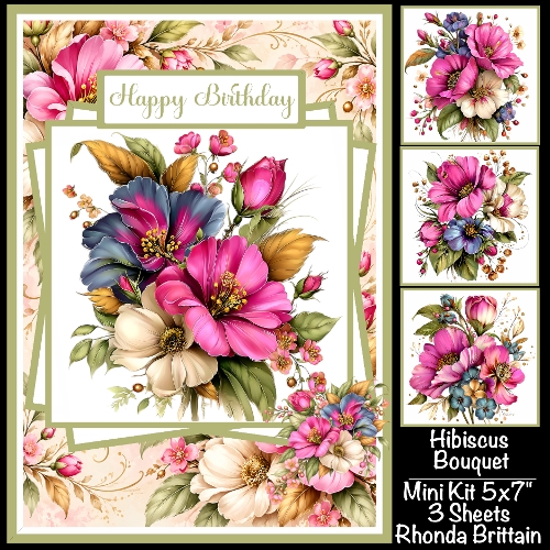 Hibiscus Bouquet Mini Kit 5x7 (3)