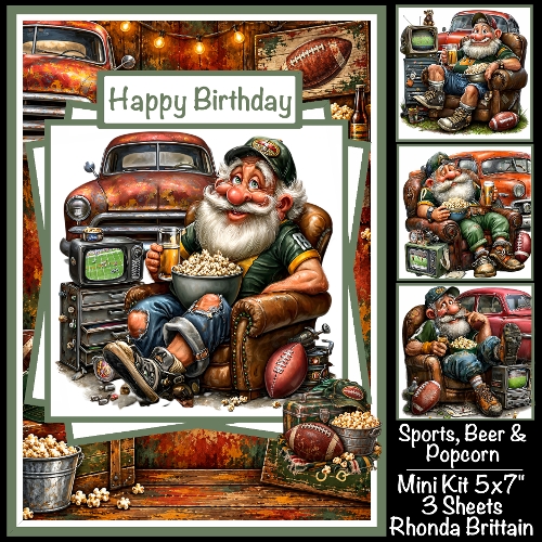 Sports, Beer & Popcorn Mini Kit 5x7 (3)