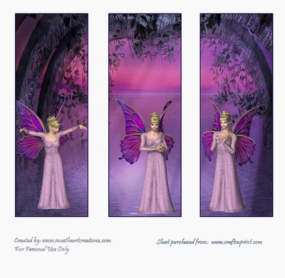 Raven Fairy Bookmarks
