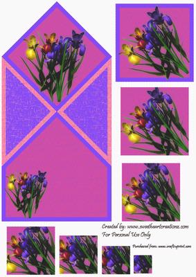 Bunch of Flowers Diamond Top