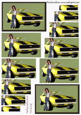 Yellow Car Pyramid