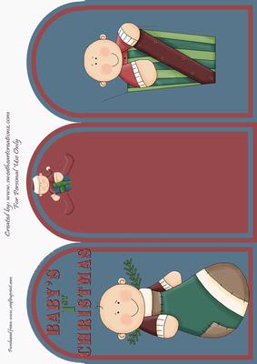 Babies 1st Christmas Trifold