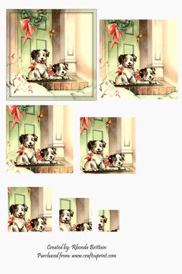 Christmas Puppies Pyramid