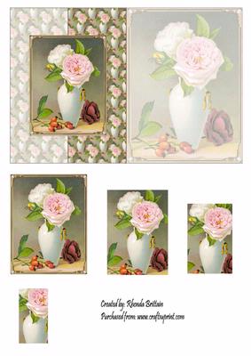 Flowers in a Vase Trifold