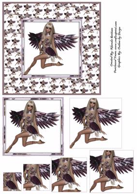 Purple Fairy Card Front
