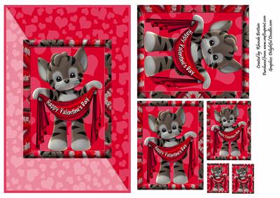Happy Valentines Day Card Front