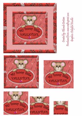 My Funny Little Valentine Card Front