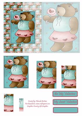 My Sweet Valentine Foldback