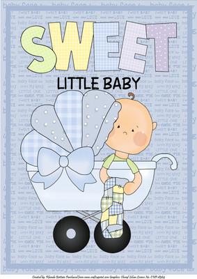 A4 Sweet Little Baby Boy