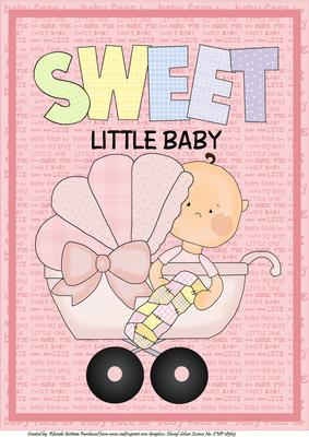 A4 Sweet Little Baby Girl