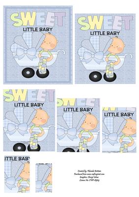 Sweet Little Baby Boy Pyramid
