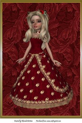 A4 Lady in Red