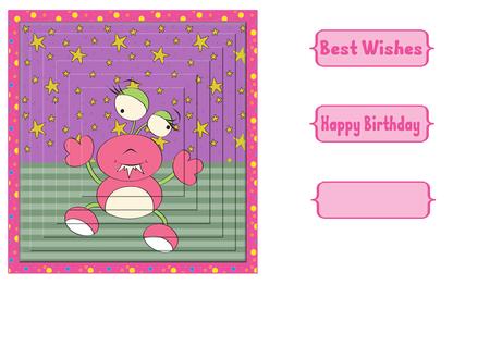 Alien Birthday Pink Pyramid Mini Kit