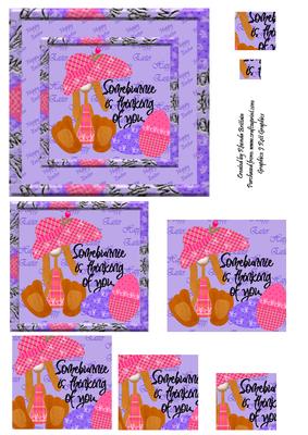 Some Bunny is Thinking of You Card Front