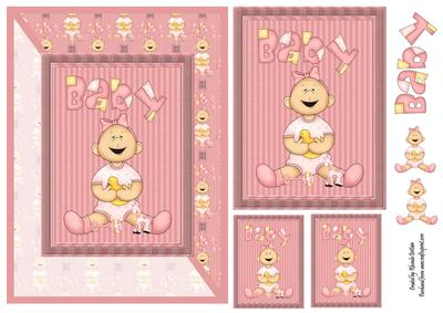 Baby Girl Card Front