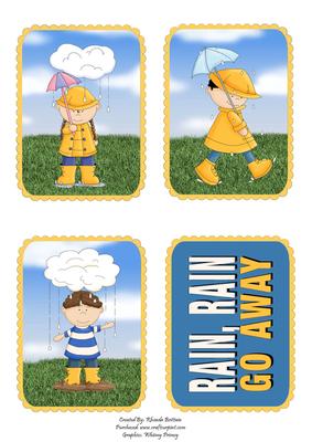 Rain Rain Go Away Toppers