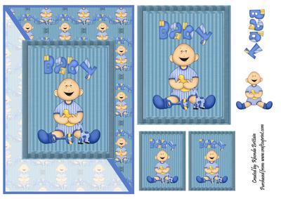 Baby Boy Card Front
