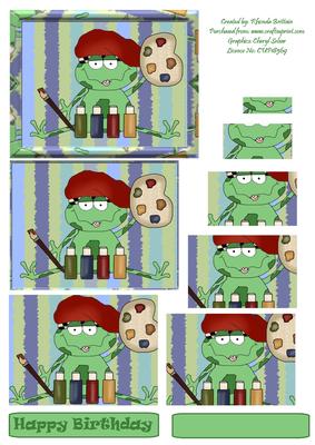 Froggy Artist Pyramid