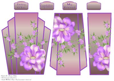 Floral Art Deco Topper 2