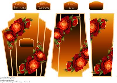 Floral Art Deco Topper 4