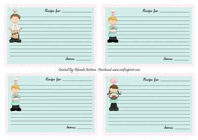 Baked to Perfection Recipe Cards
