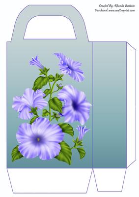 Blue Petunia Gift Bag