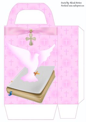 Christening Girl Gift Bag
