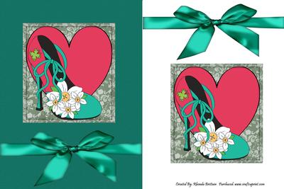 I Love Shoes Card Front