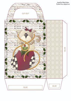 Christmas Kitty Gift Bag