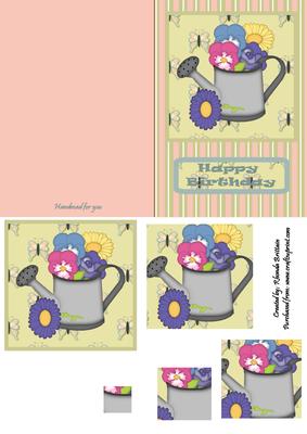 Spring Birthday Folded
